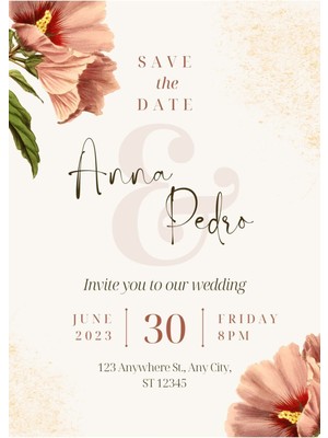 Davetiye, Düğün Davetiyesi, Nikah Davetiyesi, Nişan Davetiyesi