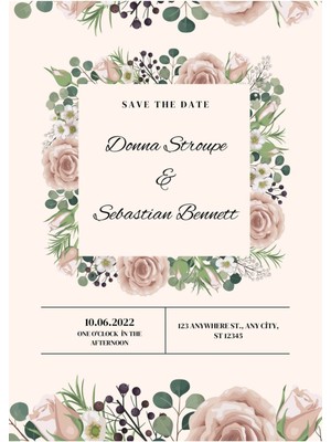 Davetiye, Düğün Davetiyesi, Nikah Davetiyesi, Nişan Davetiyesi