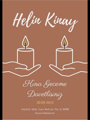 Düğün Davetiyesi , Nişan Davetiyesi , Kına Davetiyesi