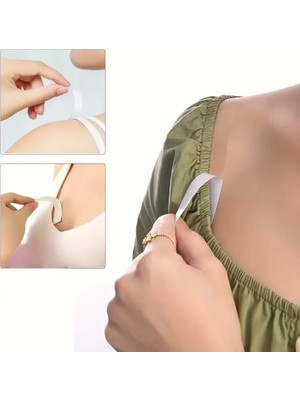 Bakgelal 36’lı Çift Taraflı Şeffaf Elbise Sabitleme Bandı | Dekolte, Askı ve Kumaş Sabitleyici Bant Seti