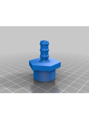 BYR Dikenli Musluk Adaptörü (Plastik Aparattır!!!) 3D