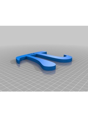 BYR Pı Sembolü (Plastik Aparattır!!!) 3D