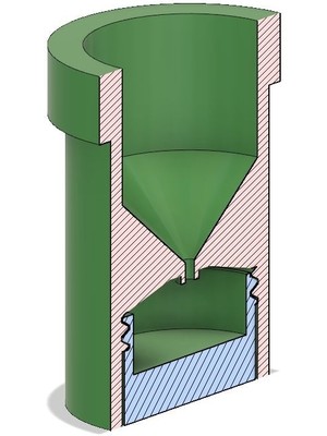 BYR Mario Çarpıcı Boru Etli Sak Tenceresi (Sadece Plastik Aparattır!!!) 3D