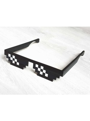 BYR Thug Life Gözlük - Çift Renk (Sadece Plastik Aparattır!!!) 3D