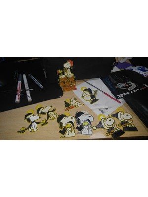 BYR Snoopy Süslemeleri (Plastik Aparattır!!!) 3D