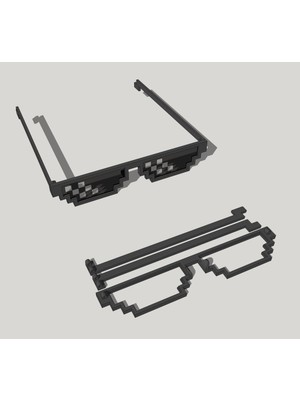 BYR Thug Life Gözlükleri (Plastik Aparattır!!!) 3D