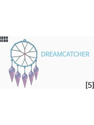 BYR [1DAY_1CAD] Dreamcatcher [5] (Sadece Plastik Aparattır!!!) 3D