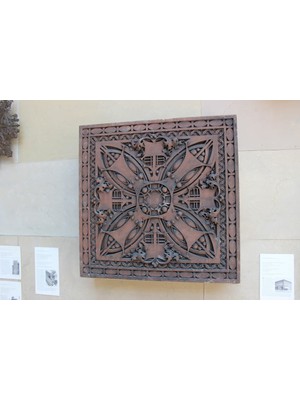 BYR Louis H. Sullivan American, Felenthal, Eli B., Mağaza: Merkezi Dairesel Foliat Tasarımlı Dekoratif Panel (Sadece Plastik Aparattır!!!) 3D