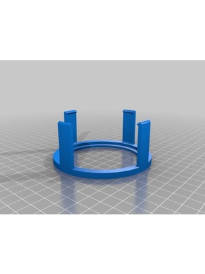 BYR Ikea Dot V2 Yatak Desteği (Sadece Plastik Aparattır) 3D