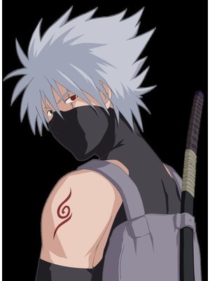 BYR Naruto Anbu Sembolü/kolye (Sadece Plastik Aparattır!!!) 3D