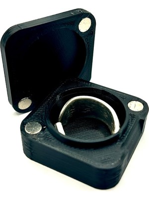 BYR Manyetik Takı/yüzük Kutusu (Sadece Plastik Aparattır!!!) 3D