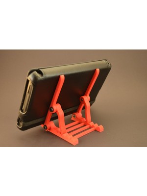 BYR Sağlam Ayarlanabilir Eğim Tablet Standı (Sadece Plastik Aparattır!!!) 3D