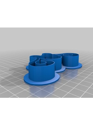 BYR Sailor Moon Kafa Çerez Kesici (Sadece Plastik Aparattır!!!) 3D