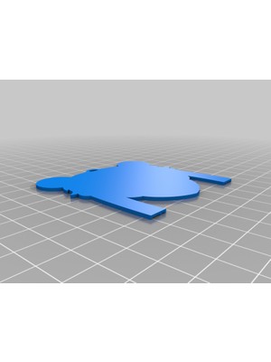 BYR Sailor Moon Anahtarlık (Sadece Plastik Aparattır) 3D