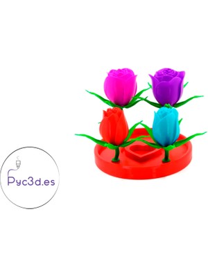 BYR Gül Standı (Sadece Plastik Aparattır!!!) 3D