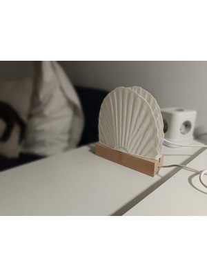 BYR Deniz Kabuğu Başucu Lambası (Sadece Plastik Aparattır!!!) 3D