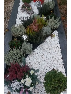 Beyaz Dolomit Taş 5 kg 2,5-4 cm Bahçe Süs ve Dekorasyon Taşı