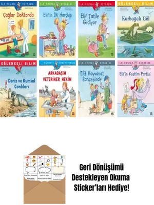 E. Gözde Dönmez 8 Kitap Seti + Okuma Sticker'ları
