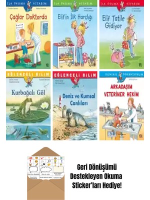 E. Gözde Dönmez 6 Kitap Seti + Okuma Sticker'ları