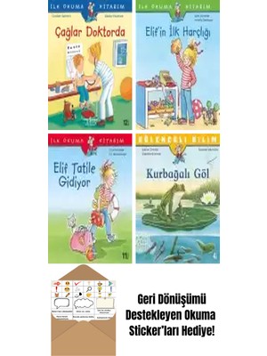 E. Gözde Dönmez 4 Kitap Seti + Okuma Sticker'ları