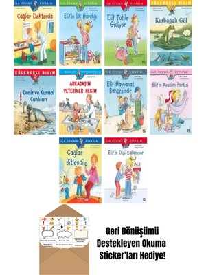 E. Gözde Dönmez 10 Kitap Seti + Okuma Sticker'ları