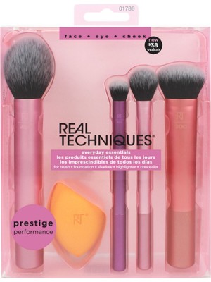 Siyah Renkli Günlük Makyaj Fırça Takımı, Şık ve Kullanışlı Set