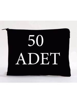 Siyah Makyaj ve Kalemlik Seti, 50 Adet, Şık ve Kullanışlı Tasarım.