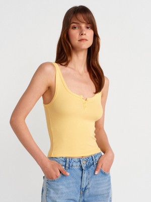 21158 Düğmeli Askılı Top-Sarı