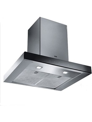 Franke Crystal Fcr 625 Tc Bk Xs Siyah Camlı 60 Cm Davlumbaz