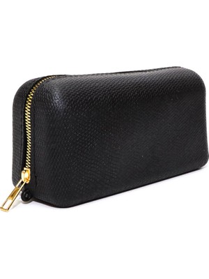 Siyah Silikon Aromatik Kokulu Çok Amaçlı Makyaj Çantası, Şık ve Pratik Tasarım