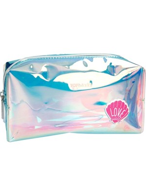 Şık Beyaz Makyaj Çantası, Pratik ve Hafif Tasarım