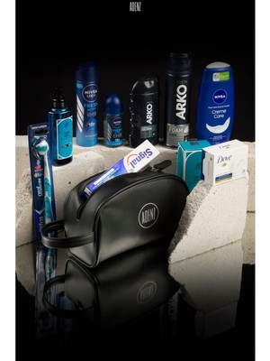 Şık Erkek Bakım Seti, Kişisel Bakım, Hediye, Nişan, Siyah Renk