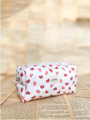 Beyaz Çok Fonksiyonlu Organizer Çanta, Pratik ve Şık Tasarım