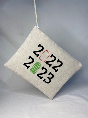 Yeni Yıl Tasarım Makyaj ve El Çantası, Bej, Şık ve Kullanışlı Hediye