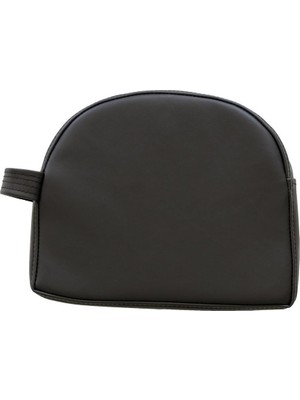 Orta Boy Siyah Makyaj Çantası - Şık ve Kullanışlı Seyahat Aksesuarı