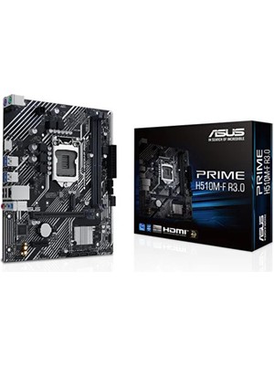 Asus Prıme H510M-F R3.0 Intel H470 LGA1200 Ddr4 3200 HDMI M2 Anakart