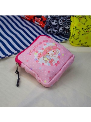 Şık Pembe Mini Makyaj Çantası, Pratik ve Hafif Tasarım