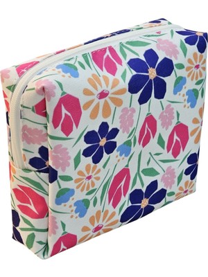 Renkli Seyahat ve Makyaj Organizer El Çantası, Pratik ve Şık Tasarım