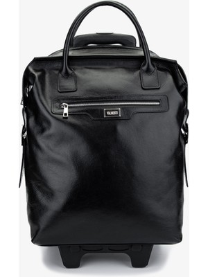 Valmenti Unisex Hakiki Deri Siyah Deri Valiz 147 5237 Valız Y25 Sıyah Dr