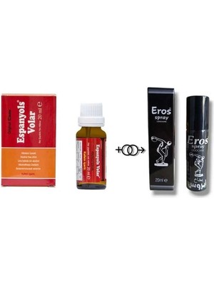 Eros Espanyols Volar Kadınlara Özel Damla + Eros Sprey
