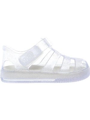 Igor Star Glitter Unisex Çocuk Beyaz Sandalet