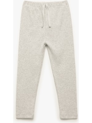 Koton Pamuklu Kaşkorse Beli Lastikli Basic  Uzun Tayt