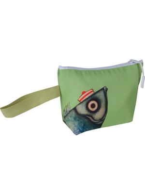 Beyaz Pistachio Makyaj Çantası, Şık ve Pratik Tasarım ile Güzelliğinize Eşlik Eder