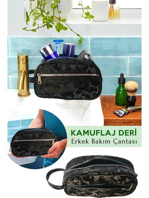 Siyah Pratik Tıraş ve Seyahat Çantası, Düzenleyici Organizer