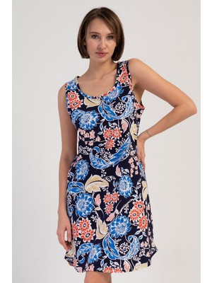 Pamuklu Kadın Büyük Beden Genıs Askılı Gecelik
, 409225