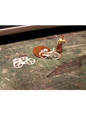 BYR Oo/ho Itmeli Bisikletler (Erkek ve Dişi Kadrolar) (Plastik Aparattır) 3D