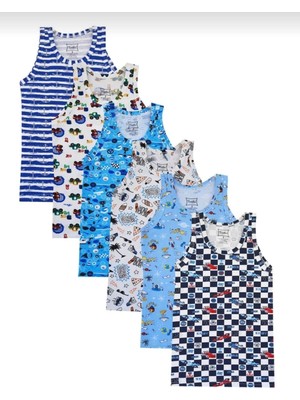 Tutku Erkek Çocuk Atleti 4lü Nefes Alabilir Esnek Kumaşlı Çocuk Atleti