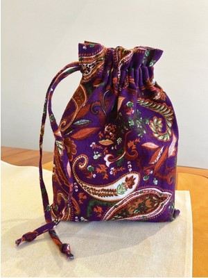 Ekolojik Pazen Bez Kese 20X25, Çanta Içi Düzenleyici ve Makyaj Çantası