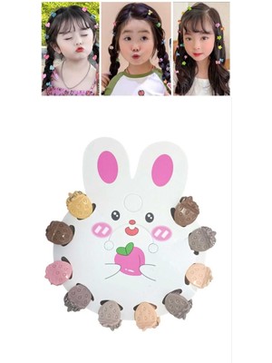 10 Adet Pastel Tonlarda Kız Çocuk Küçük Mandal Toka Minik Toka Okul Tokası Çocuk Tokası