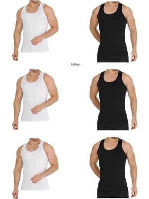 6'lı Tatkan Yazlık Modal Kumaş Ince  Erkek Atlet